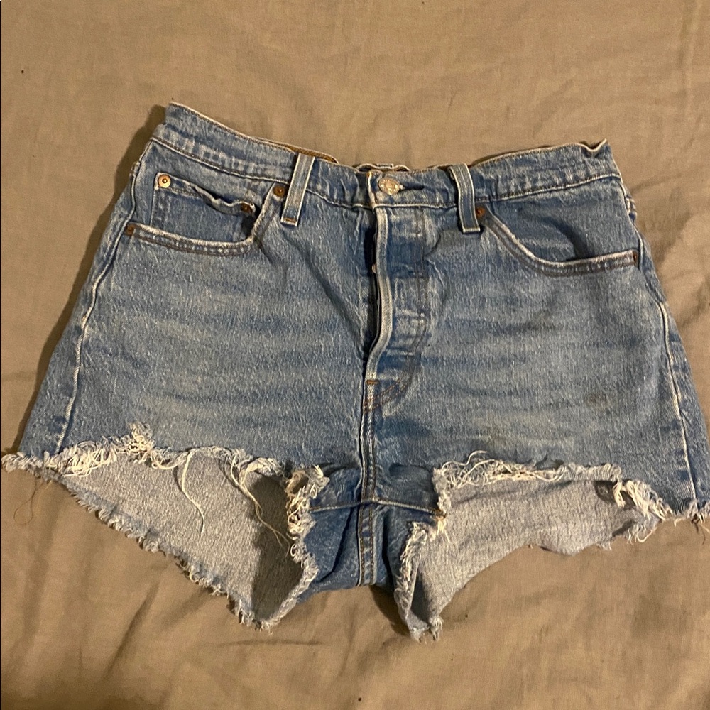 Levi's Women's Light Blue Jean Shorts